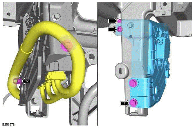 Distribution Motor - Right Front Face/Feet